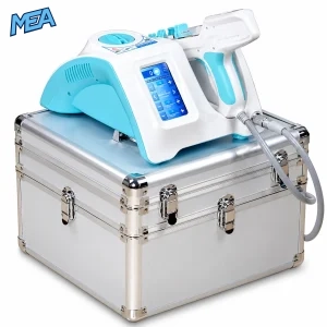 Water mesotherapy gun on its aluminium carry case