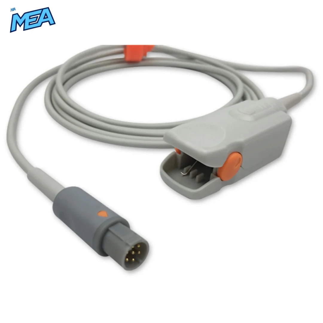 Adult Hard Shell SpO2 Sensor 3.0m for Welch Allyn Monitors Reusable, Technology: Nellcor OxiMax 2 Adult Hard Shell SpO2 Sensor 3.0m for Welch Allyn Monitors Reusable, Technology: Nellcor OxiMax view 2