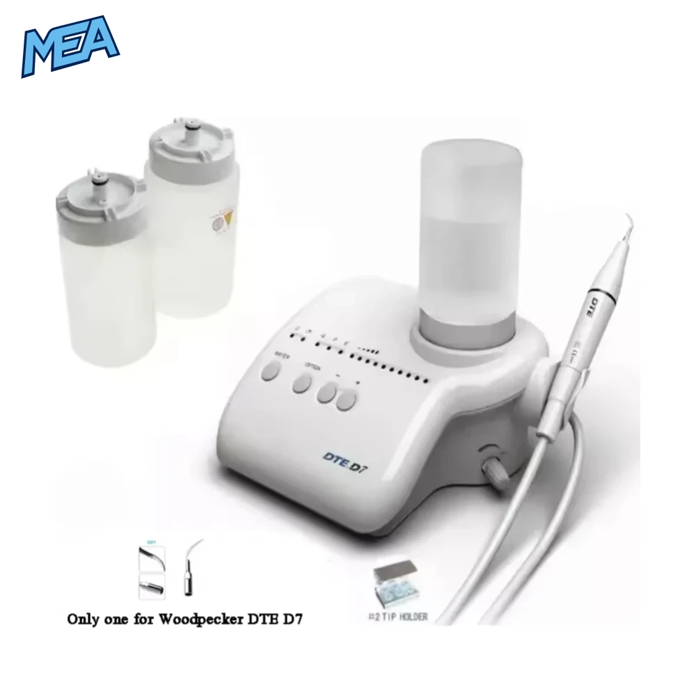 Woodpecker DTE D7 Dental Ultrasonic Scalers Oral Ultrasound Irrigator Tartar Removal Automatic Water Supply Cleansing Equipment 2 Woodpecker DTE D7 220V Ultrasonic Dental Scaler with LED Handpiece and Automatic Water Supply for Tartar Removal