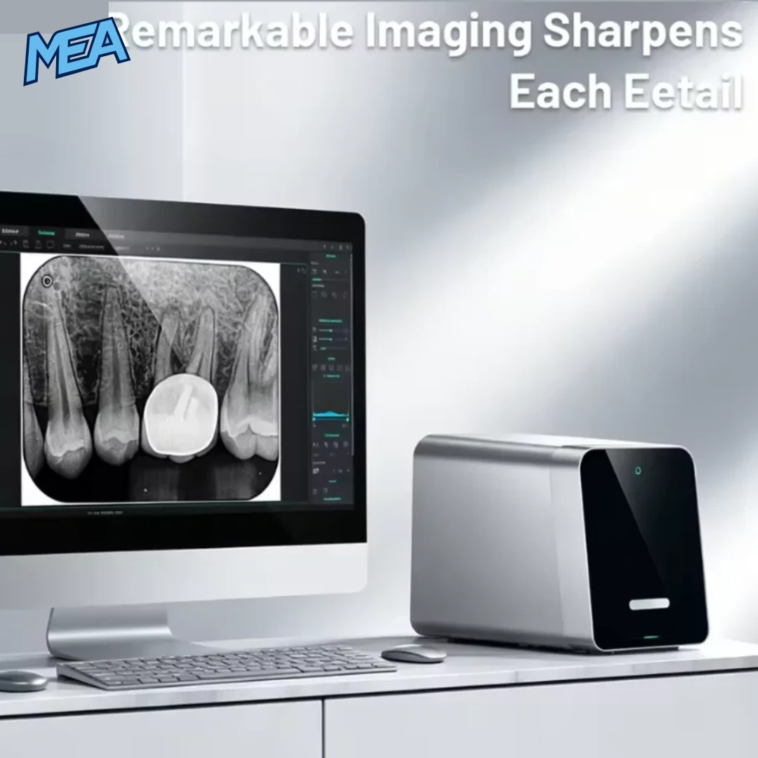 Woodpecker DTE Free Scan Dental Phosphor Plate Scanner 25μm High Resolution Digital Imaging System for Clinic 2 Woodpecker Free Scan dental PSP scanner digital imaging system with advanced interface and high resolution scanning display