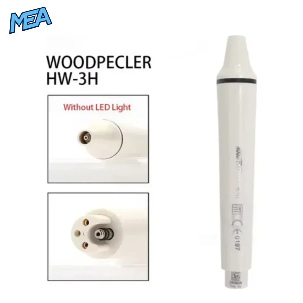 Woodpecker Dental Ultrasonic Piezo Scaler Handpiece for HW5L HW3H UDS EMS Ultrasound Dental Cleaning Ultrasonic Cleaner 2 Woodpecker HW3H ultrasonic scaler handpiece EMS compatible dental cleaning instrument piezo scaler