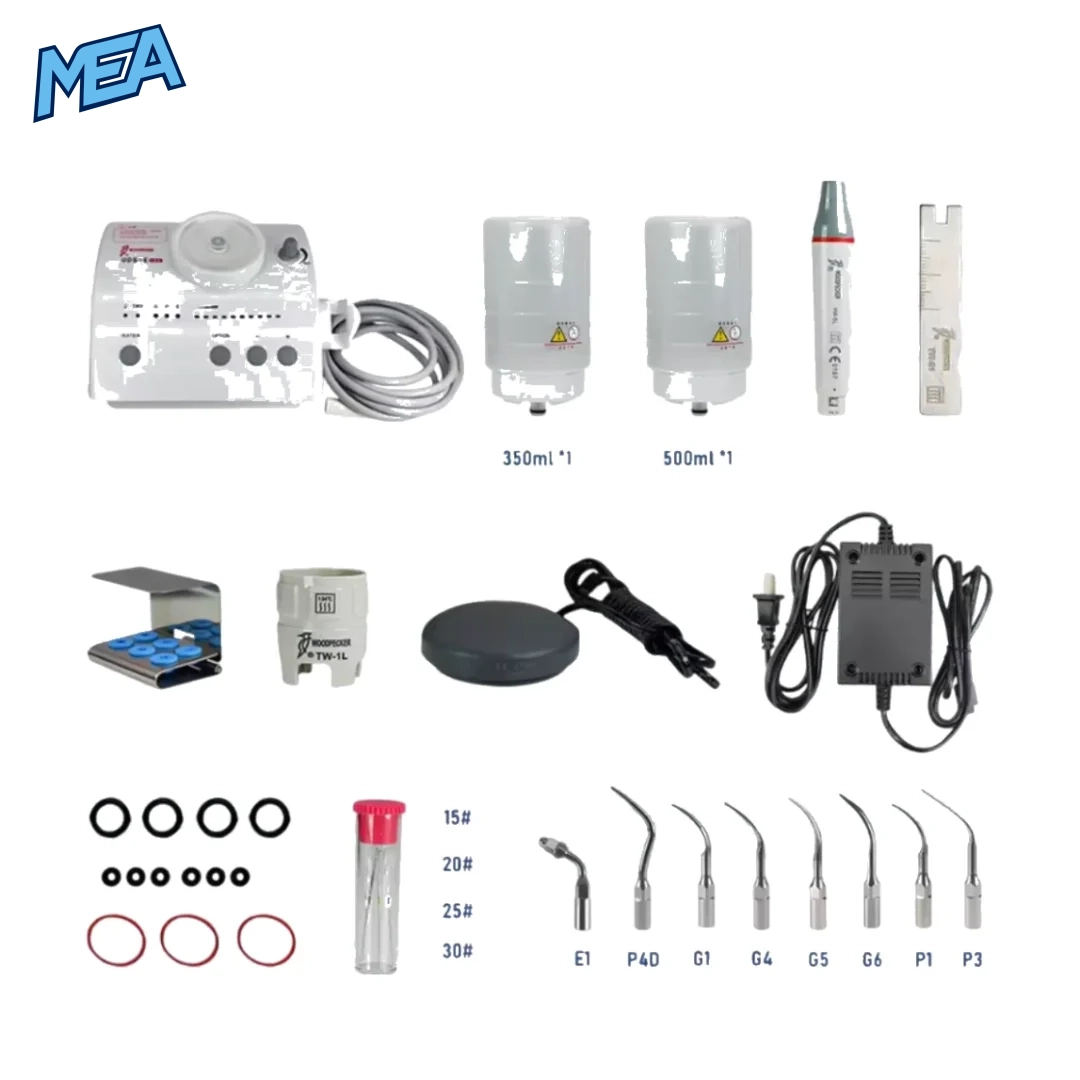 Woodpecker UDS E Led Ultrasonic Scaler Dental Ultrasound Dentistry Tartar Water Supply For Dental Removal Of Calculus 2 Woodpecker UDS E LED scaler handpiece with built-in LED light for precise dental scaling procedures