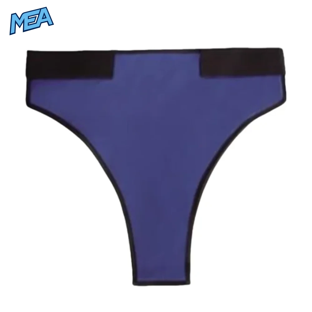 Lead Undershorts 0.35/0.5mm Pb X-Ray Radiation Protection Gonad Shield Shorts (KX-11B, Unisex, 7 Colours) 2 X-ray lead shorts gonad shield flat view with hook-and-loop waist belt