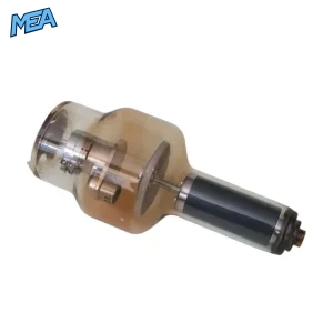 XD57 medical diagnostic X-ray tube side view showing anode disc and rotor