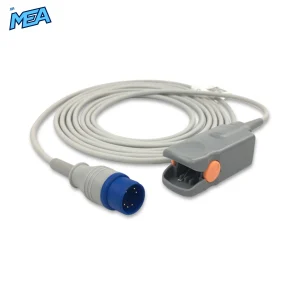 Adult Hard Shell SpO2 Sensor 3.0m for Zoncare Monitors Reusable